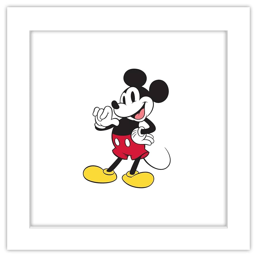ディズニー　ミッキーマウスSunday Comics 額入り絵ピンアート ディズニー ミッキーマウスSunday Comics 額入り絵ピンアート